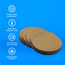 Tapa Papel Vasos Souffle | Papel PLA | 2oz - 4oz | Compostable y biodegradable