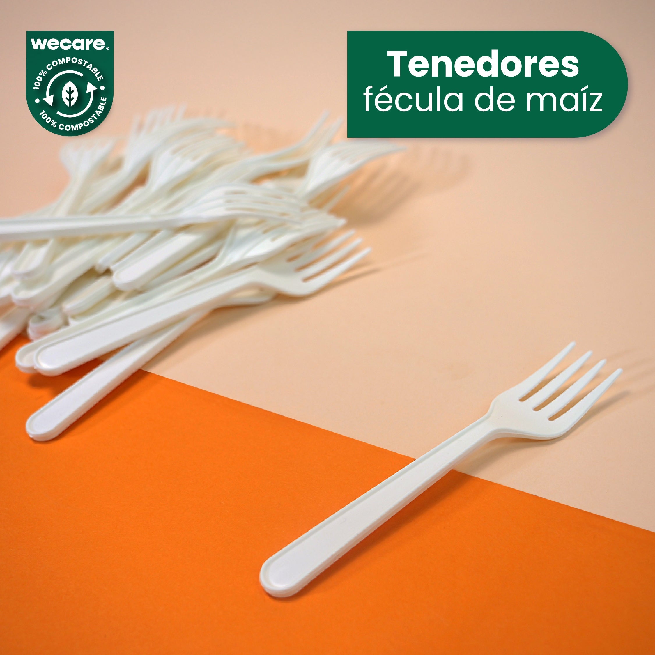 Tenedor | Fecula Maíz | Biodegradable