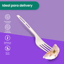 Tenedor | Ácido Poliláctico Cristalizado CPLA | Compostable y biodegradable