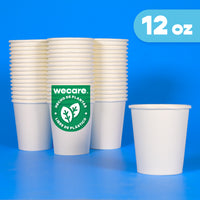 Vaso Térmico | Papel - Ácido  Poliláctico PLA | 12 oz / 355 ml | Compostable y biodegradable