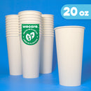 Vaso Térmico | Papel - Ácido  Poliláctico PLA | 20 oz -591 ml | Compostable y biodegradable