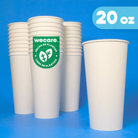 Vaso Térmico | Papel - Ácido  Poliláctico PLA | 20 oz -591 ml | Compostable y biodegradable