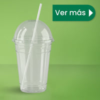 Vaso Transparente | Ácido  Poliláctico PLA | 9 oz / 266 ml | Compostable y biodegradable