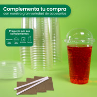 Vaso Transparente | Ácido  Poliláctico PLA | 9 oz / 266 ml | Compostable y biodegradable