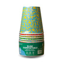 Vaso Térmico Fiesta Retail | Papel - Ácido  Poliláctico PLA | 10 oz / 295 ml | Compostable y biodegradable