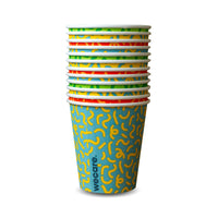 Vaso Térmico Fiesta Retail | Papel - Ácido  Poliláctico PLA | 10 oz / 295 ml | Compostable y biodegradable