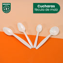 Cuchara | Fecula Maíz | Biodegradable | Variedad De Tamaños