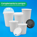 Vaso Térmico Con Diseño Cafetero | Papel - Ácido  Poliláctico PLA | 12 oz / 355 ml | Compostable y biodegradable