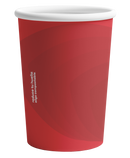 Vaso Térmico Rojo Retail | Papel - Ácido  Poliláctico PLA | 16 oz / 473 ml | Compostable y biodegradable