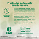 Lunch Box | Bagazo Trigo | 29 oz | Compostable y biodegradable