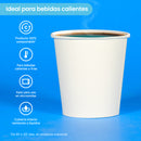 Vaso Térmico | Papel - Ácido  Poliláctico PLA | 4 oz / 118 ml | Compostable y biodegradable