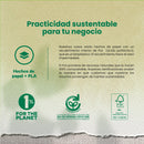 Contenedor Vaso Térmico | Papel - Ácido  Poliláctico PLA | 32 oz / 946 ml | Compostable y biodegradable