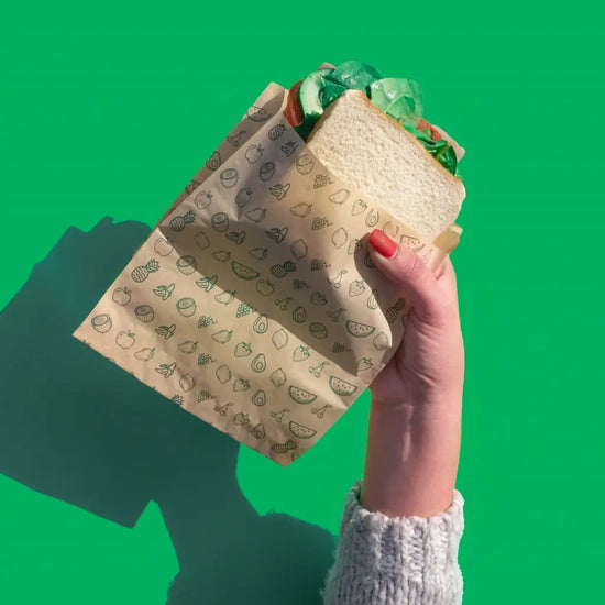 Bolsas Papel Sandwich | Con Cierre Adhesivo | Papel Kraft | 600 pz | Compostable y biodegradable