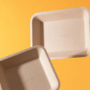Charola Mediana Biodegradable y Compostable 20x15 cm -