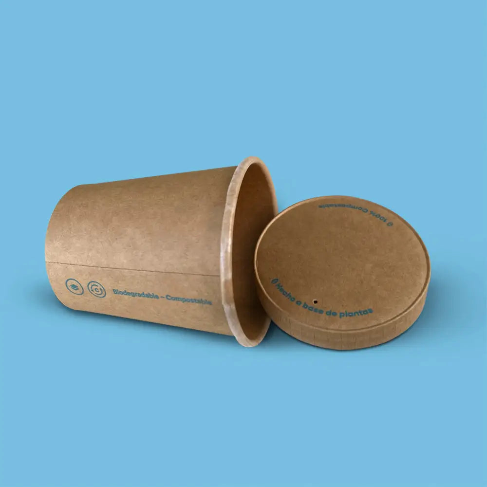 Tapa Para Vasos Soufflé De Papel 2oz y 4oz - we care -